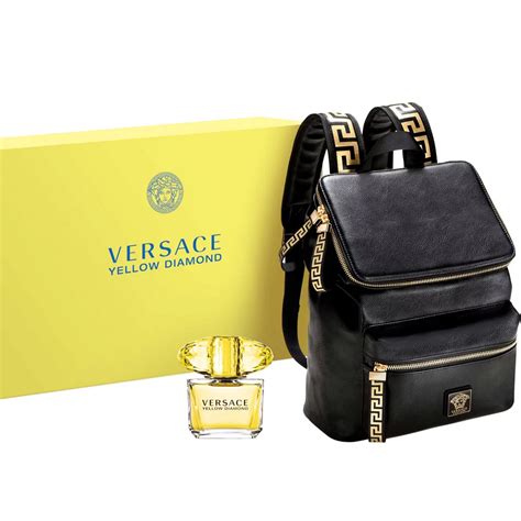 versace perfume and backpack set|versace backpack gift with purchase.